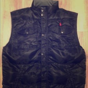 3XL Black Polo Vest